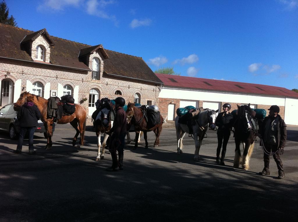 Chambres D'Hotes La Rivierette Caours Exterior foto